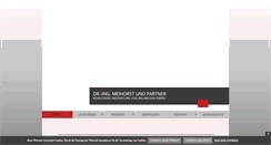 Desktop Screenshot of meihorst-gmbh.de